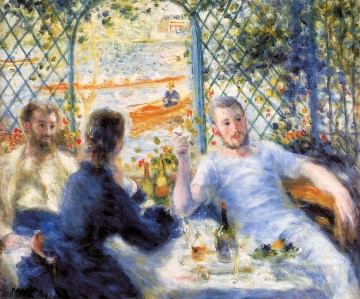 Pierre Auguste Renoir Painting - almuerzo de piragüistas Pierre Auguste Renoir